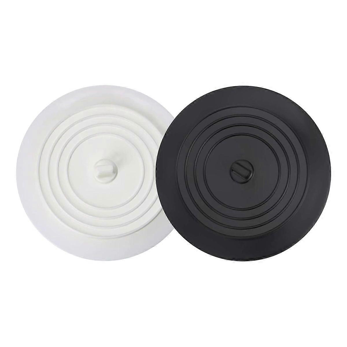 Silicone Drain Plug for Shower or Bathtub, 2-Pack