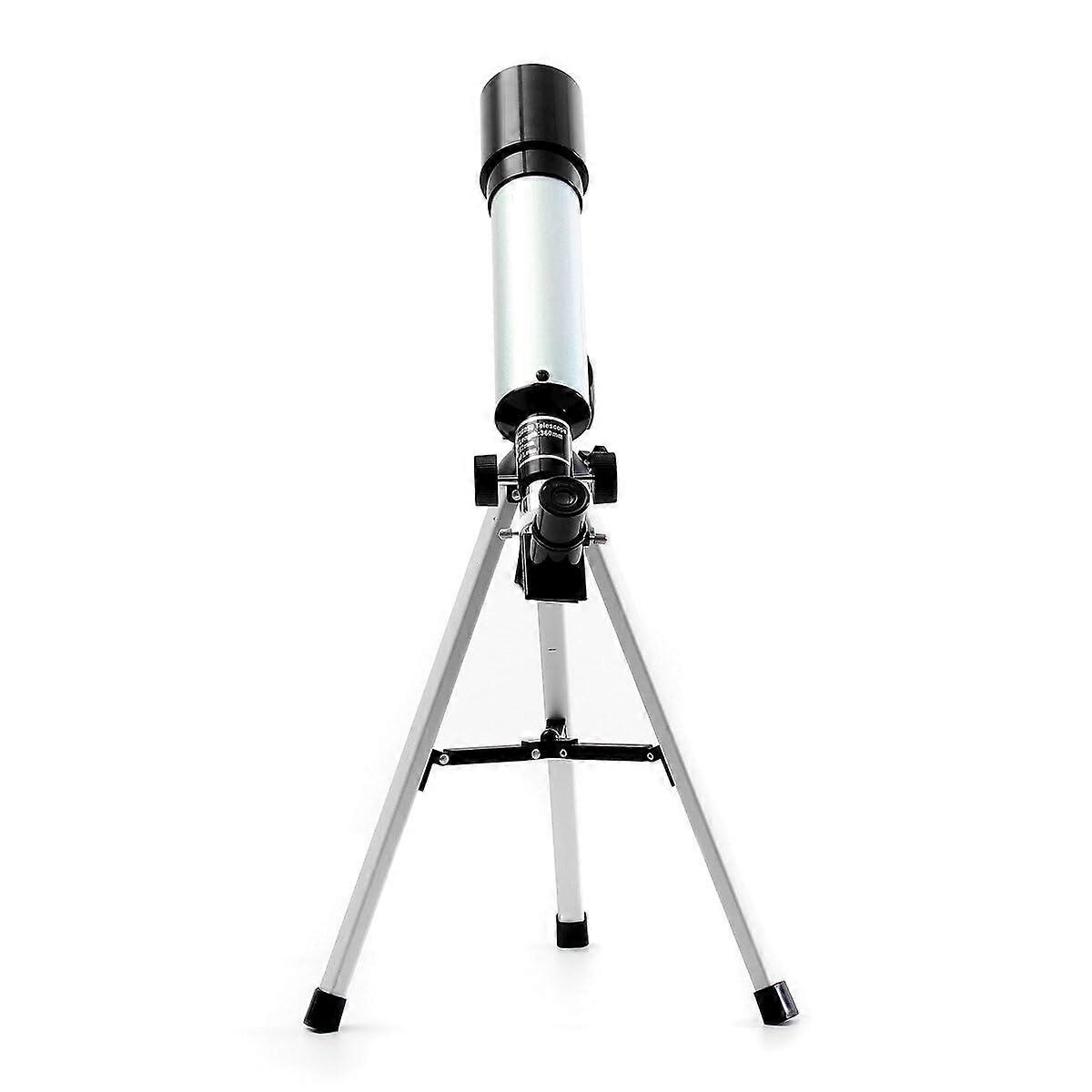 90X 50mm Monocular Telescope Astronomical Refractor Telescope Refractive Eyepieces with Tripod for Beginners