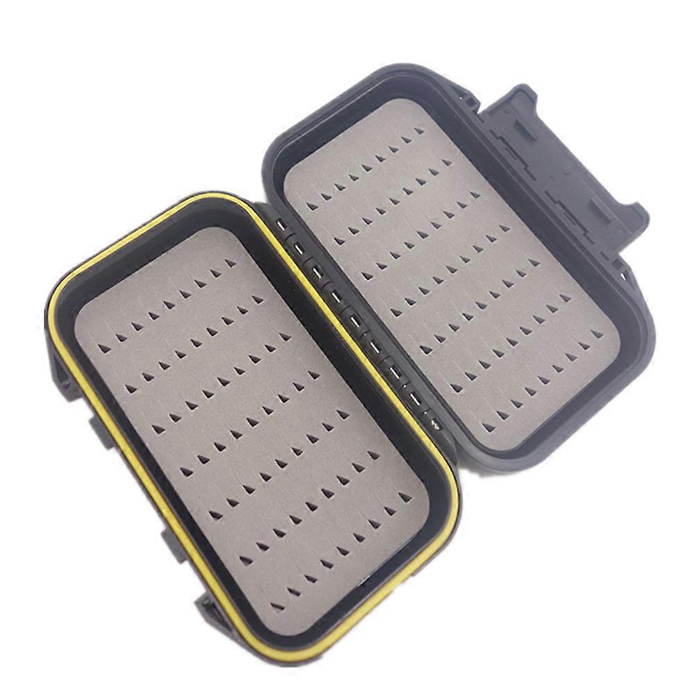 ABS Hard Plastic Fly Fishing Bait Hook Storage Case Box Gear BB