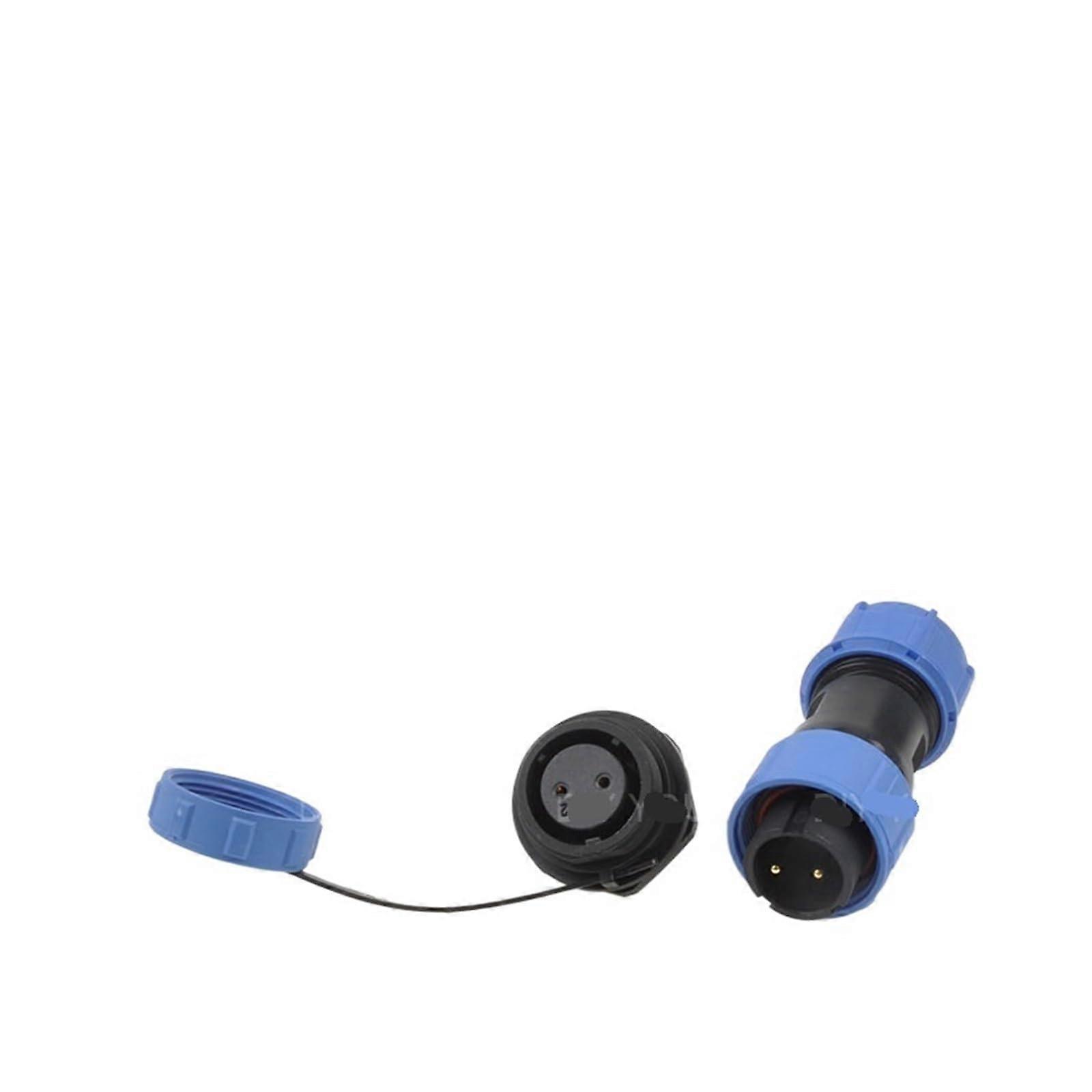SP17 IP68 Rear nut Type Connector 2/3/4/5/7/9 pin Cable Aviation Connector with Socket(SP17-2L)