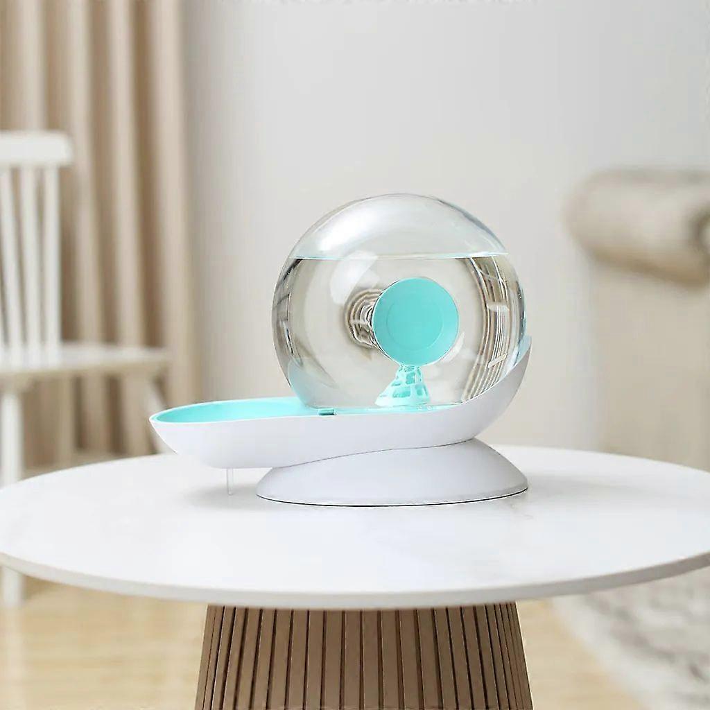 QININI 2.8L Automated Water Dispenser for Cats and Dogs with Integrated Filter Based on the Pascal Principle, Eco-Friendly Without Electricity, Blue