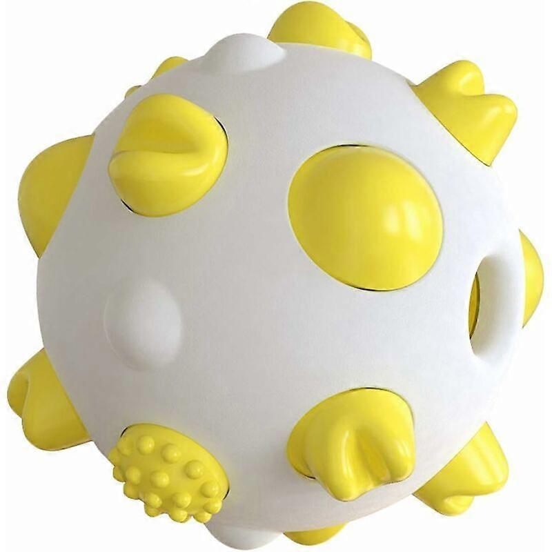 Dog Toy Teeth Pet Cleaning Round Ball Chew Toy for Aggressive Chewers Indestructible Interactive Toy Chew Dog for Large Size Dogs Boredom Decompressio