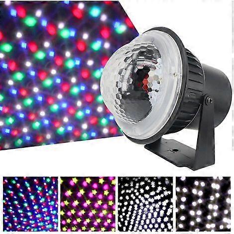 Mini Snow Light LED Stage Light Christmas Snow Projection Light European standard, color - color