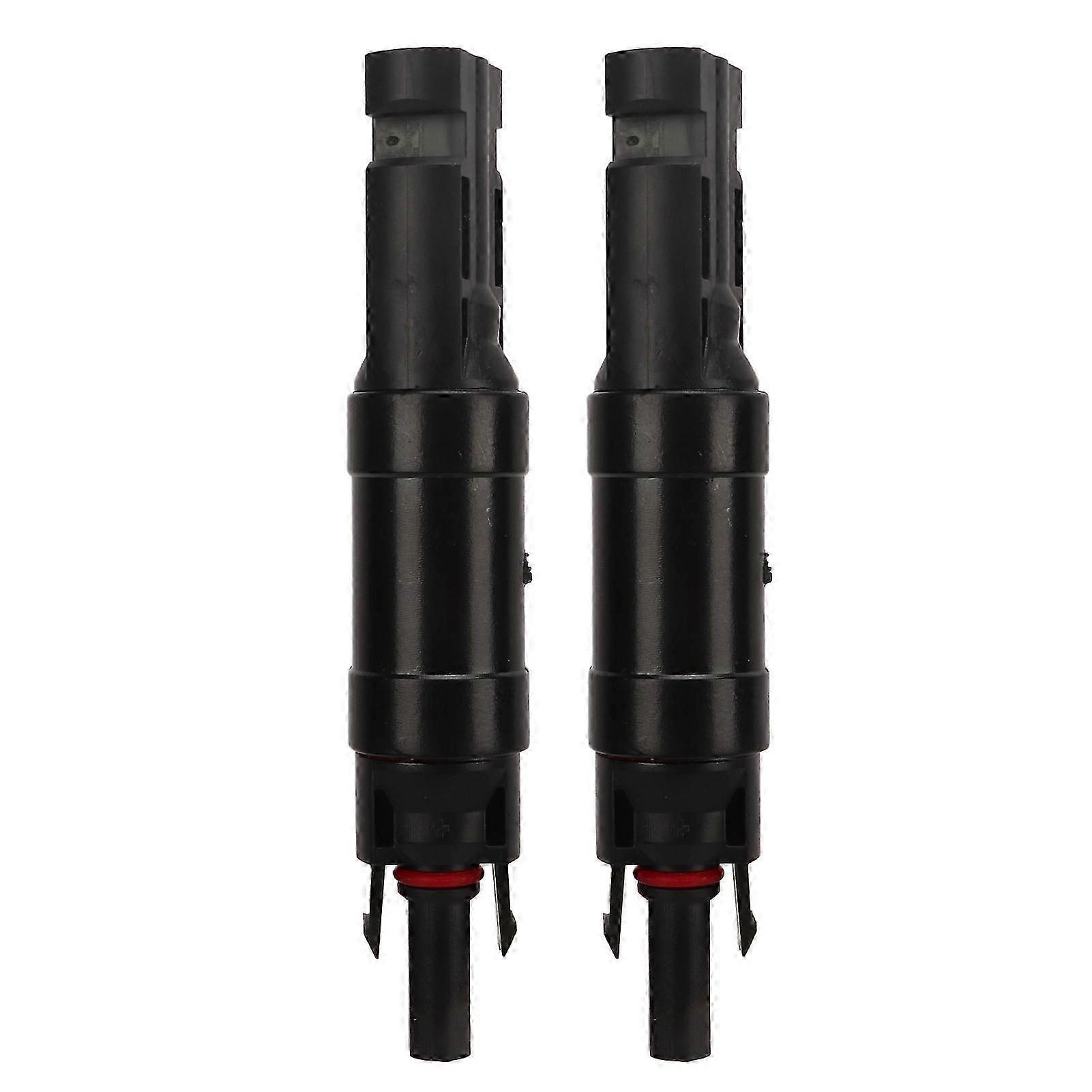 2 Pcs Solar Photovoltaic Connector 20A IP67 Waterproof PV Diode Fuse Connector for Solar System Connection