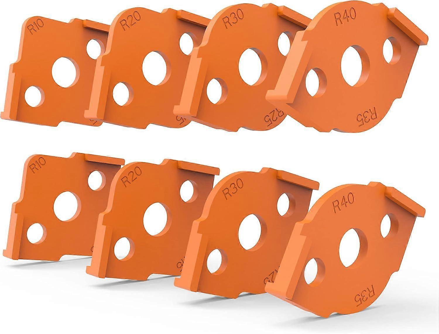 Radius Jig Router Templates Corner Radius Routing Templates, ABS+CNC high Hardness Processing Glue, Routing Rounded Corners Router Bit Templates, R5 R