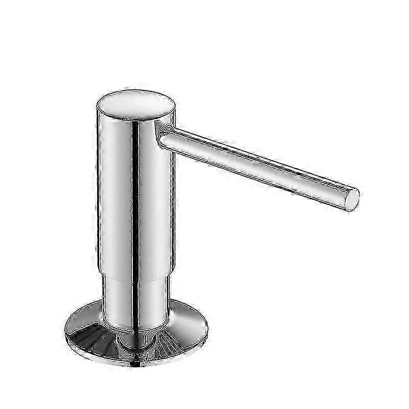 500ml Built-in Pump Kitchen Liquid Soap Bottle Brass Brushed Nickel Soap Dispenser Black Kitchen Han