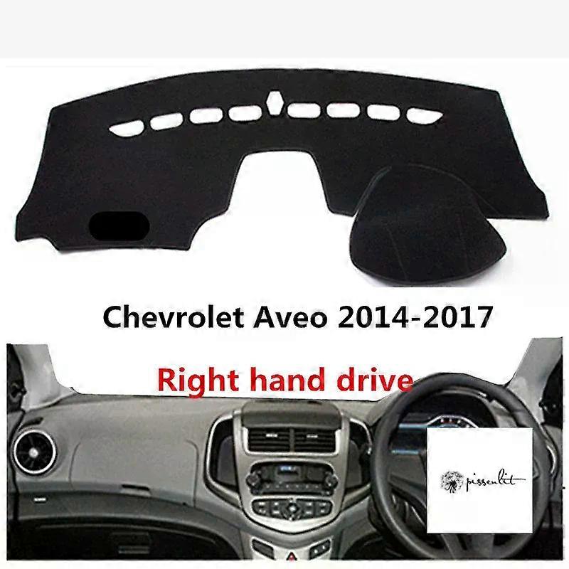 Pissenlit שמש צל רכב לוח מחוונים כיסוי מחצלת אביזרים עבור שברולט Aveo 2014 2015 2016 2017 יד ימין כונן מגן כרית