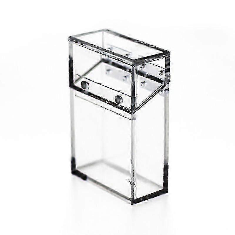 Acrylic Transparent Cigarette Case Portable Package Dust-proof Storage Box