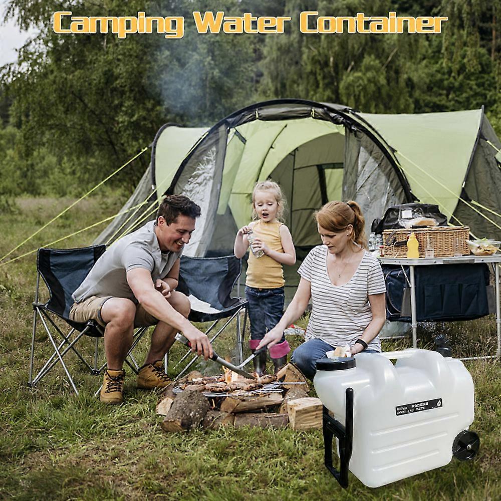 28L إبريق ماء التخييم حاوية مياه خزان مياه محمول مع حنفية للتخييم في الهواء الطلق