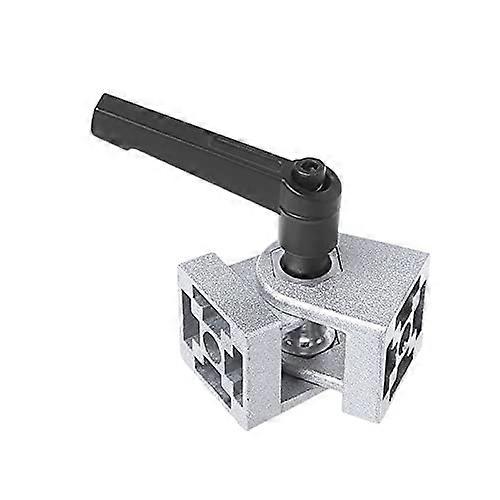 Hinge, Zinc Alloy Flexible Hinge with Handle Die Cast Pivot Joint Connector for Aluminum Extrusion Profile (Color : 3030s)