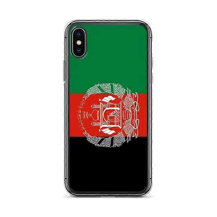 iPhone Case - Multicolor - Afghanistan Flag - Flexible - Compatible with iPhone XS - Vertical
