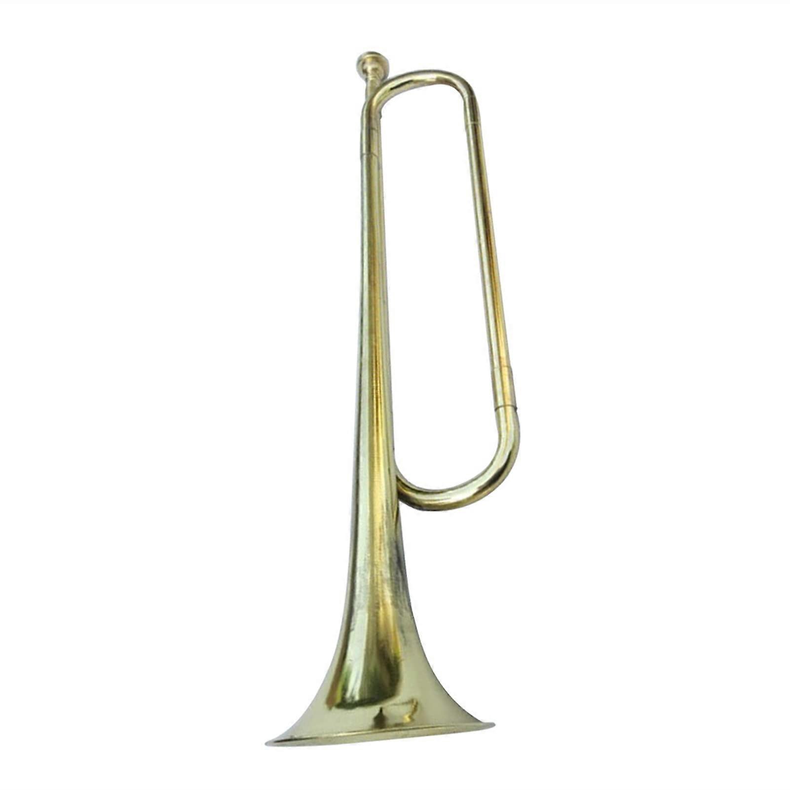 ZENGXUE Brass Bugle Trumpet Band Cavalry Beginner Orchestra Music Golden Brass Student Trumpet