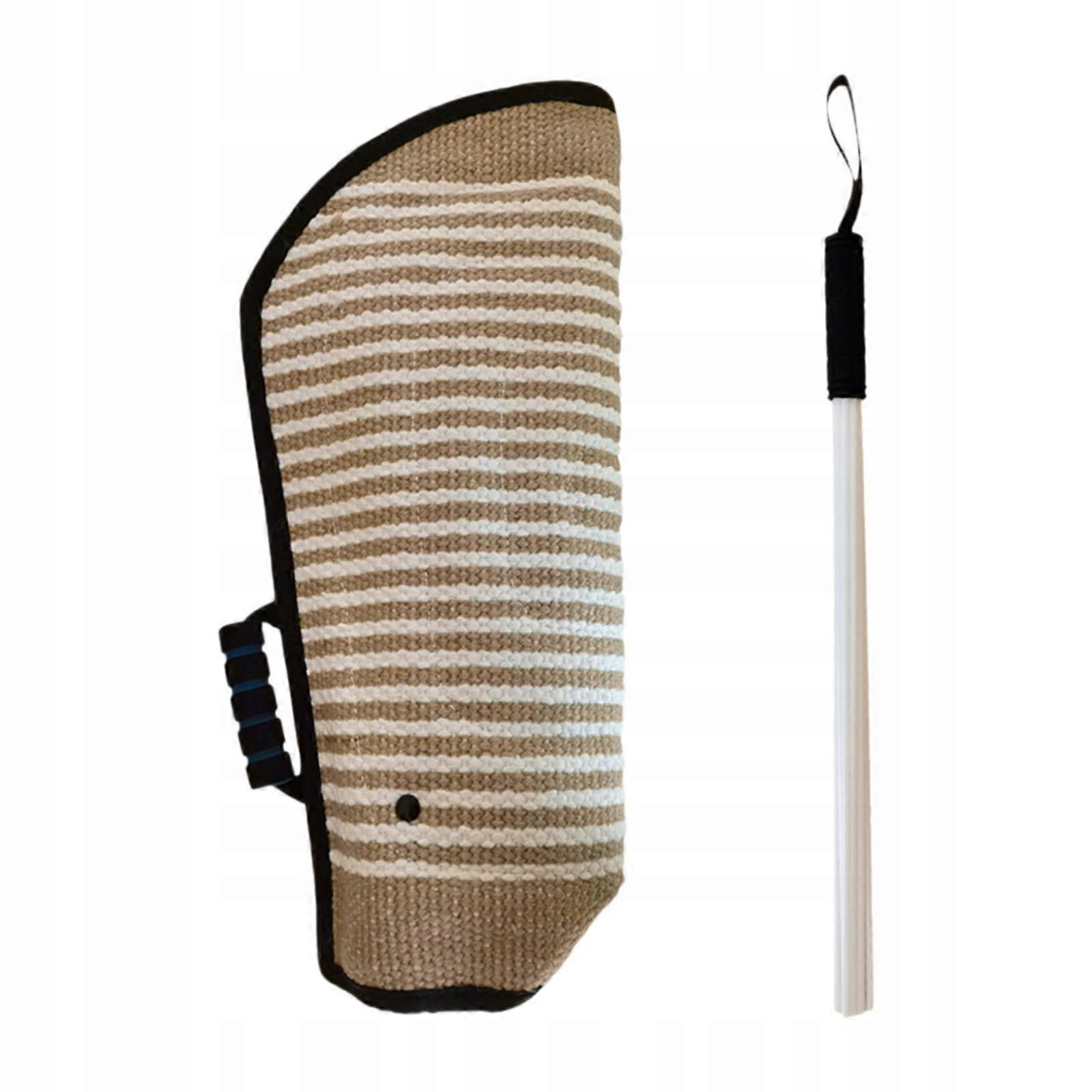 عض الكتف كم الأليفة لوازم المهنية عض وسادة - سحب لعبة, أسود