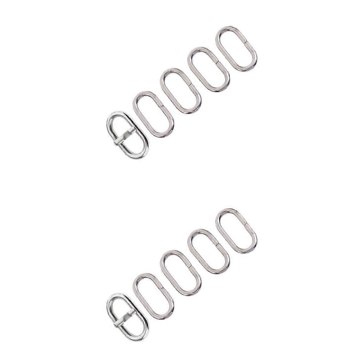 10 Pcs Stainless Steel Nylon Retainer Loop 20mm&22mm