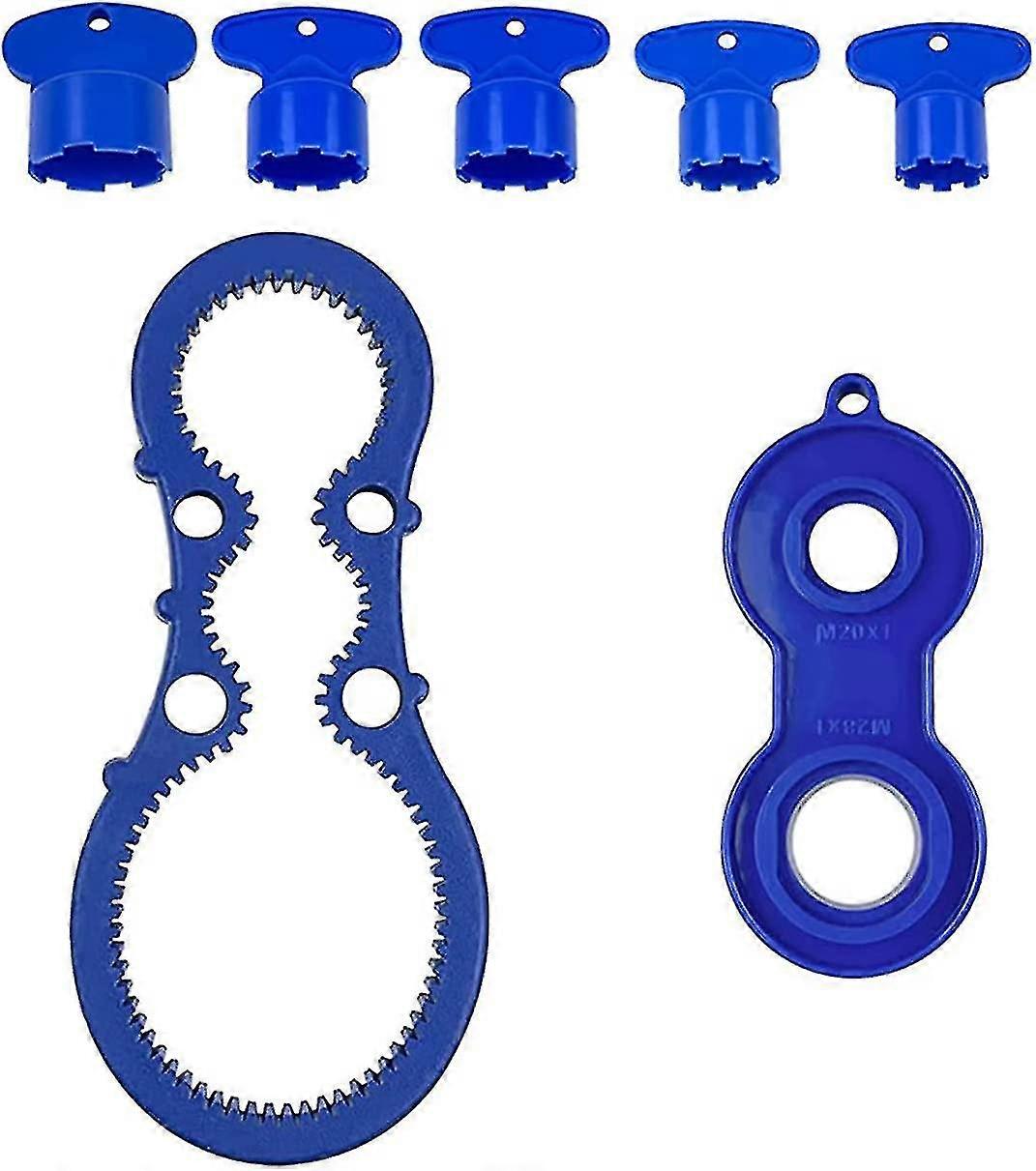 7-Pack Faucet Aerator Removal Tool Set for Easy Installation and Cleaning