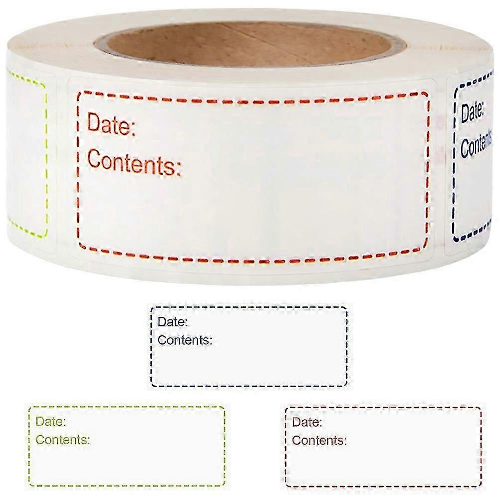 Fridge Containers Sign Stickers Removable Labels Bottle Label Blank Kitchen Labels