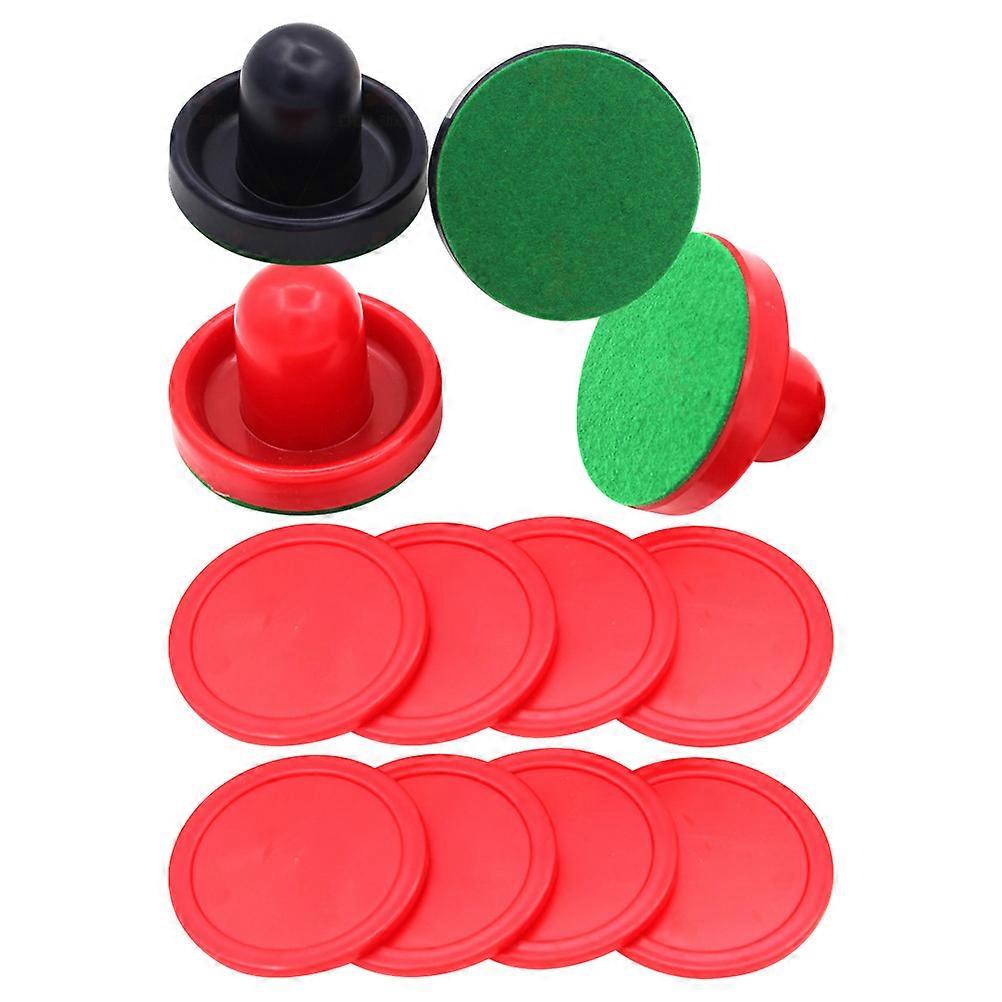 Air Hockey Accessories Set with Replacement Pucks and Strikers for Indoor Play