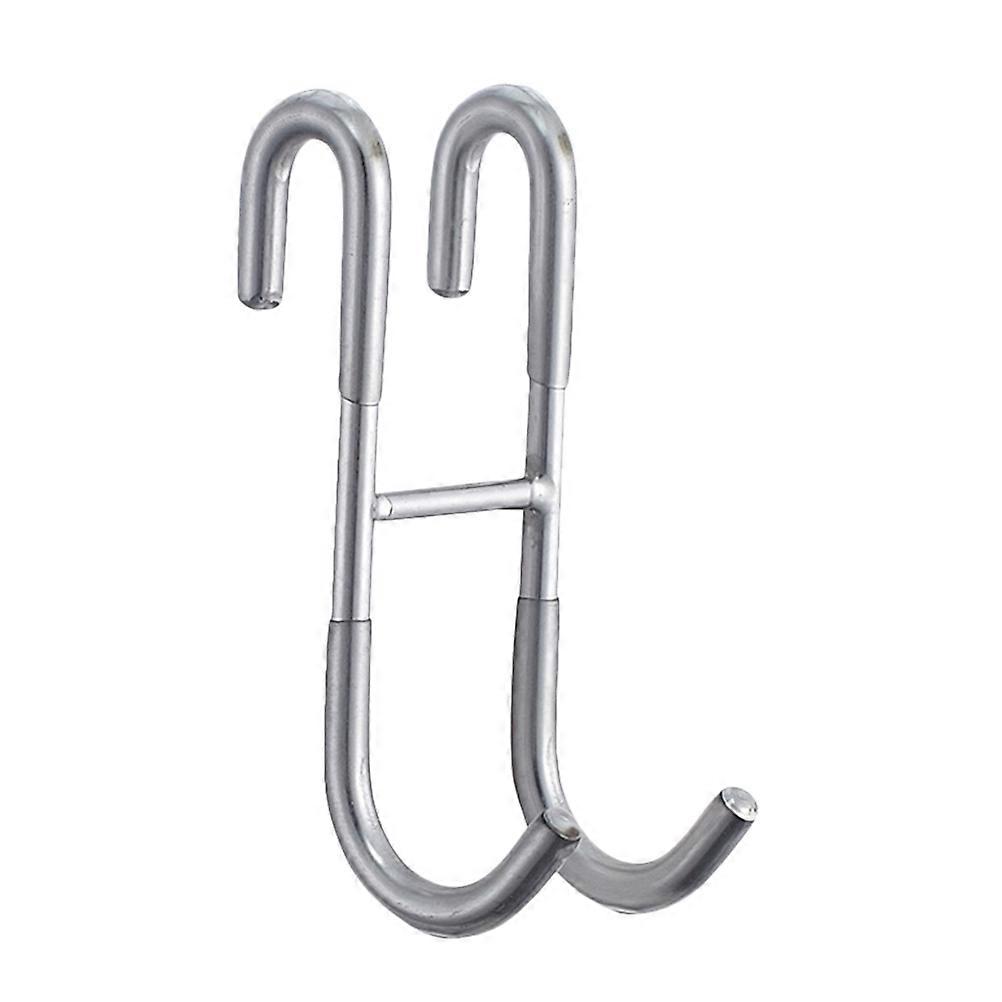 Silver Hooks for Hanging Use Strong Stainless Steel 1pc Storage Solution Without Punching