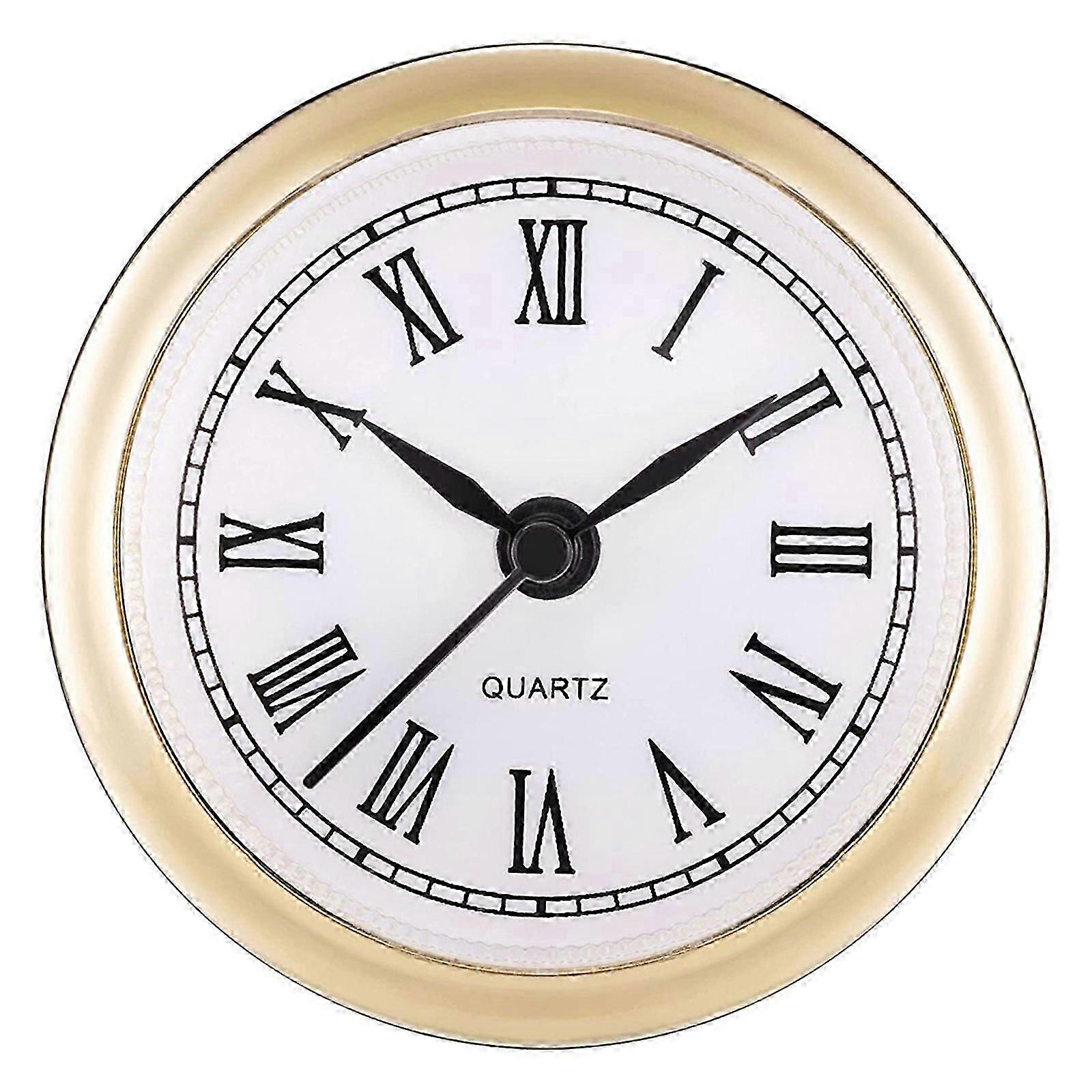 Mini Clock Insert 2.4 Inch 61mm Round Quartz Clock Fit-up Movement Miniature