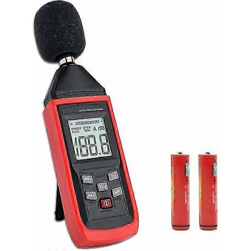 Decibel Meter 30-130 dba Digital Sound Level Meter Audio Noise DB Meter with LCD Backlight Date Hold Max/Min (Batteries Included)-TA8151 2025