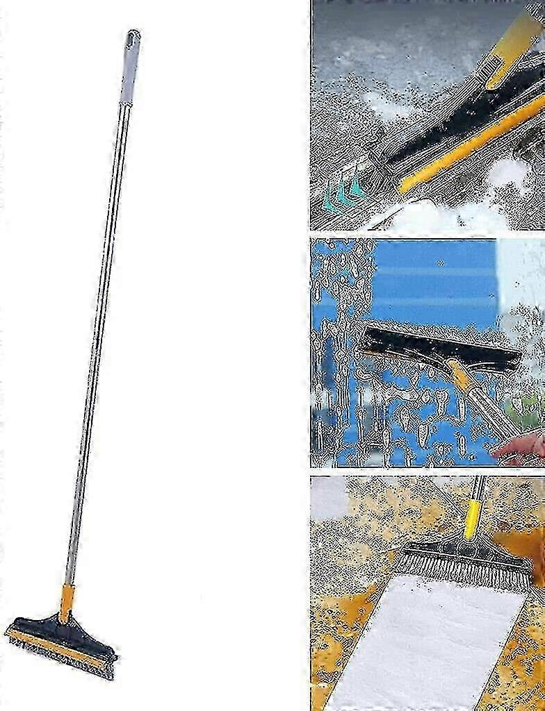 Bathroom Floor Scrubber With Squeegee And Long Handle Design 2025