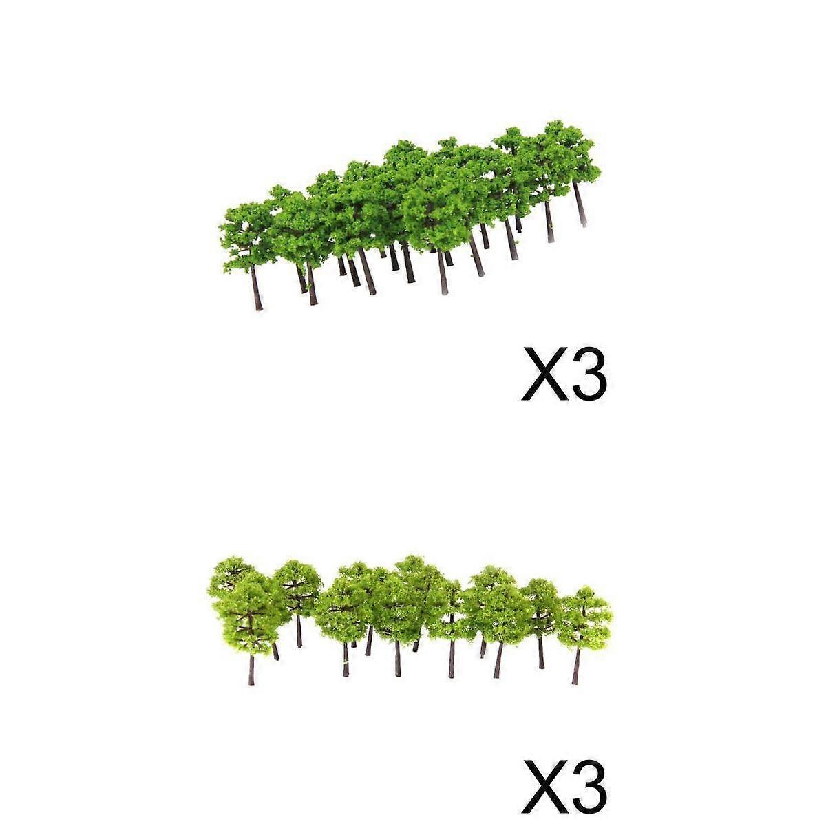 240x Miniature /250 Scale Trees Diorama Train Layout Plants Handmade