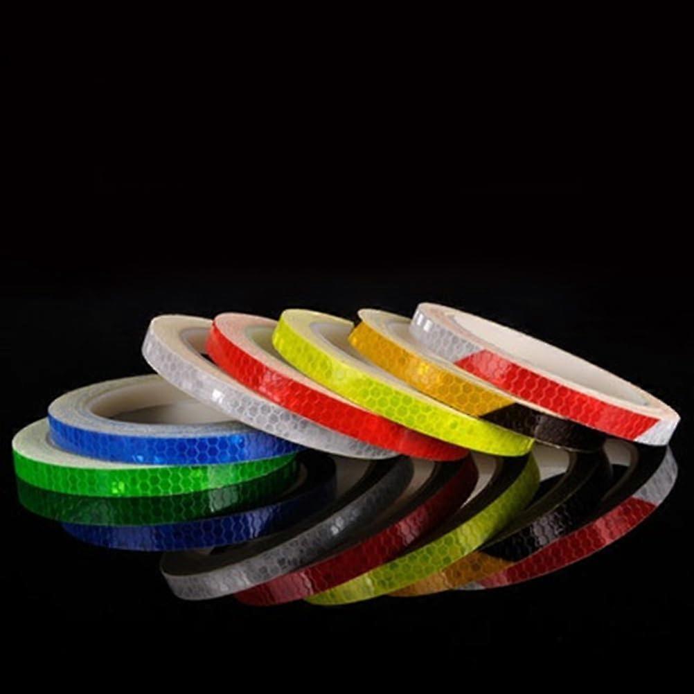 High Brightness Reflective Stickers for Bicycle 2 Pack Silver Reflective Tape Medium Safety Back Wheel Reflectors