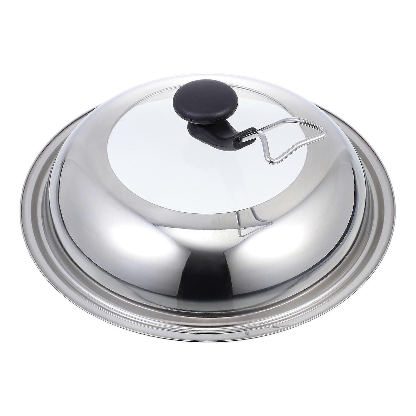 Here's a creative and appealing product description for a **Stainless Steel Pot Cover** with a visible (transparent) design feature:
### π