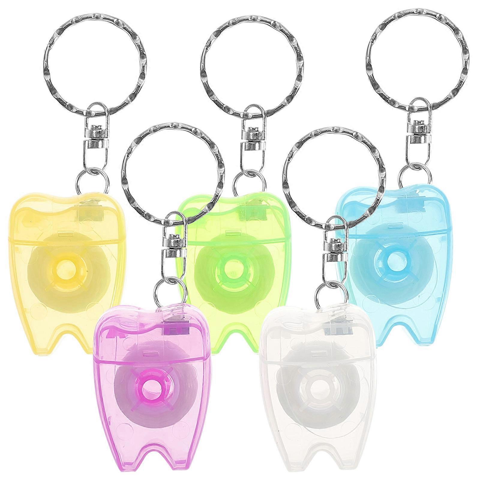Durable Floss Container, Shaped like a Tooth for Simple and Effective Use