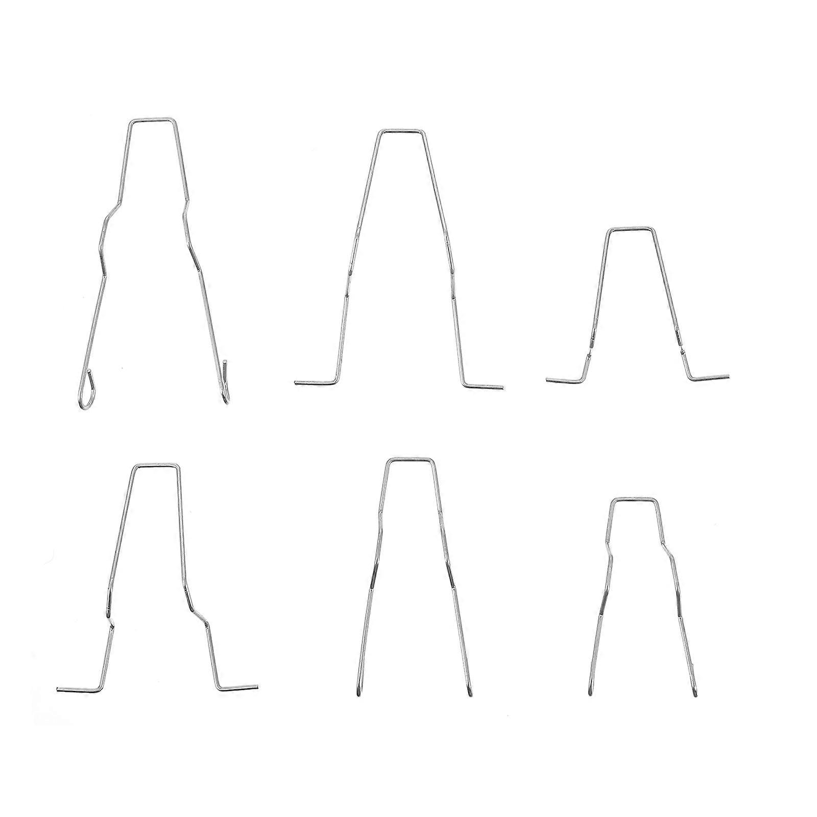 6pcs Headlamp Bulb Retaining Spring Clips Kit – Durable, Lightweight Car Headlight Clamps for Secure Bulb Fixing