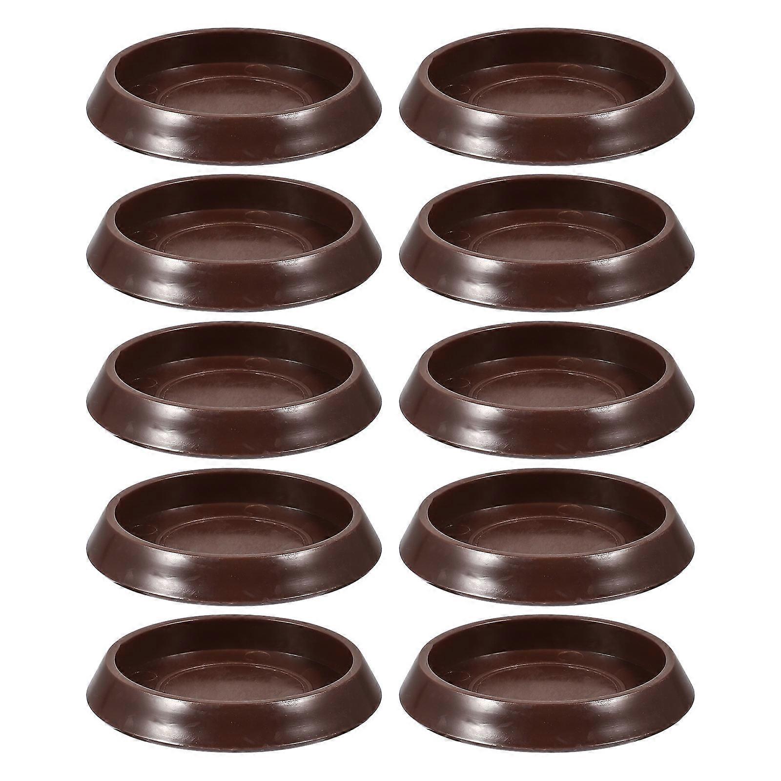 Plastic Caster Cups for Chairs, Stops Wheels from Rolling, Safeguards Home Floors