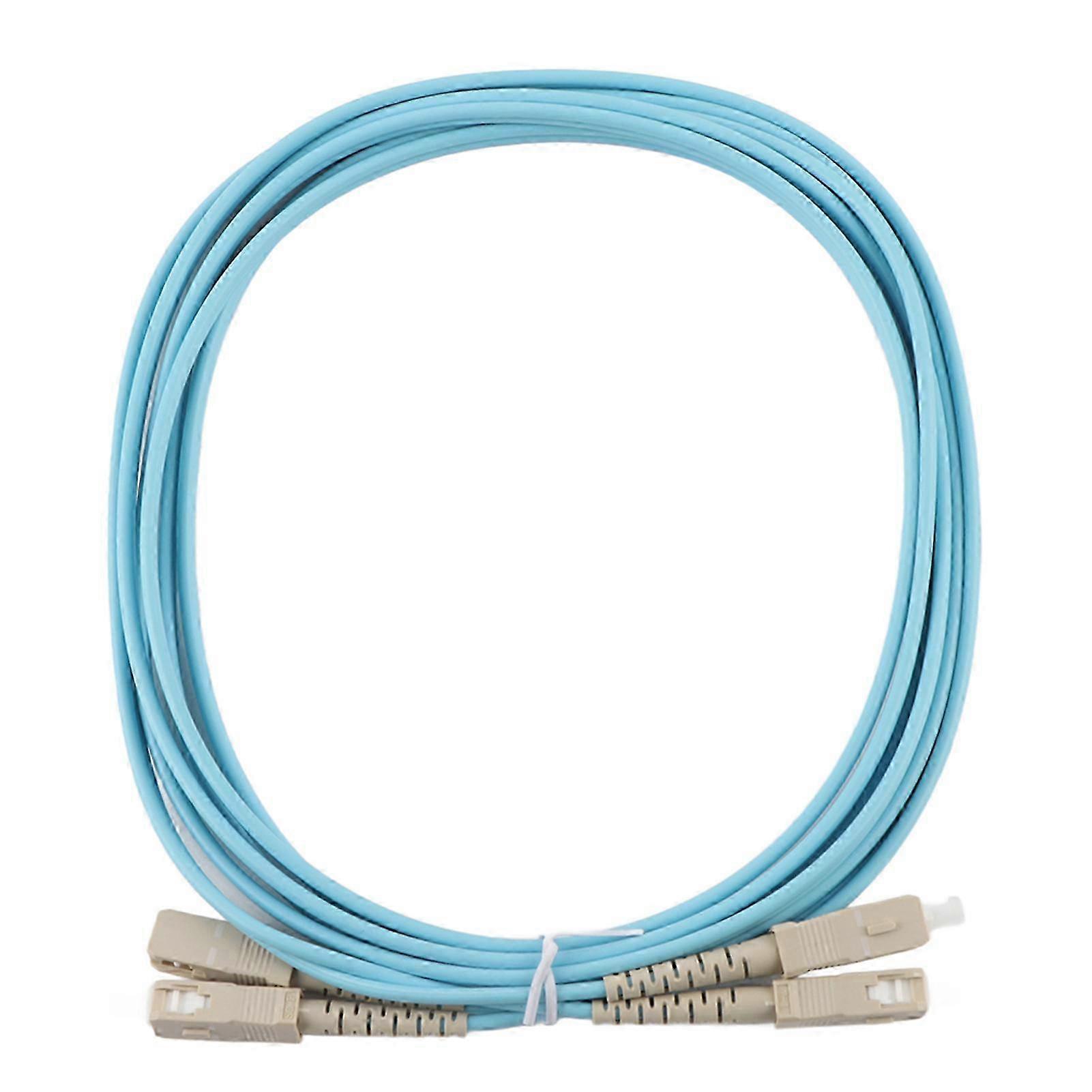 Multimode Duplex Fiber Optic Cable SC/UPC 50/125 OM3 10G 3M