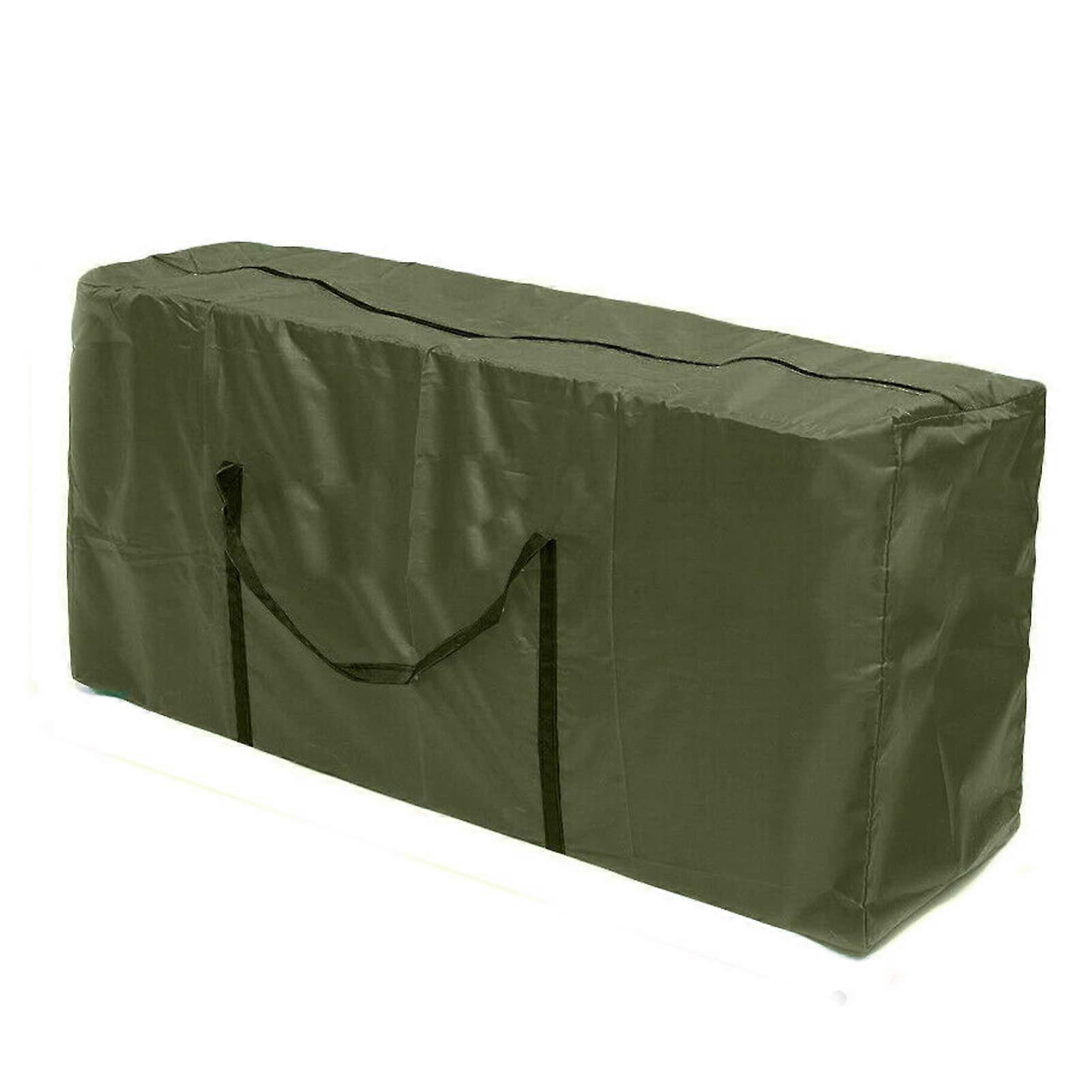Large Christmas Tree Bag, Extra Large Green Polyester Storage Bag with Handle for Holiday Tree Protection