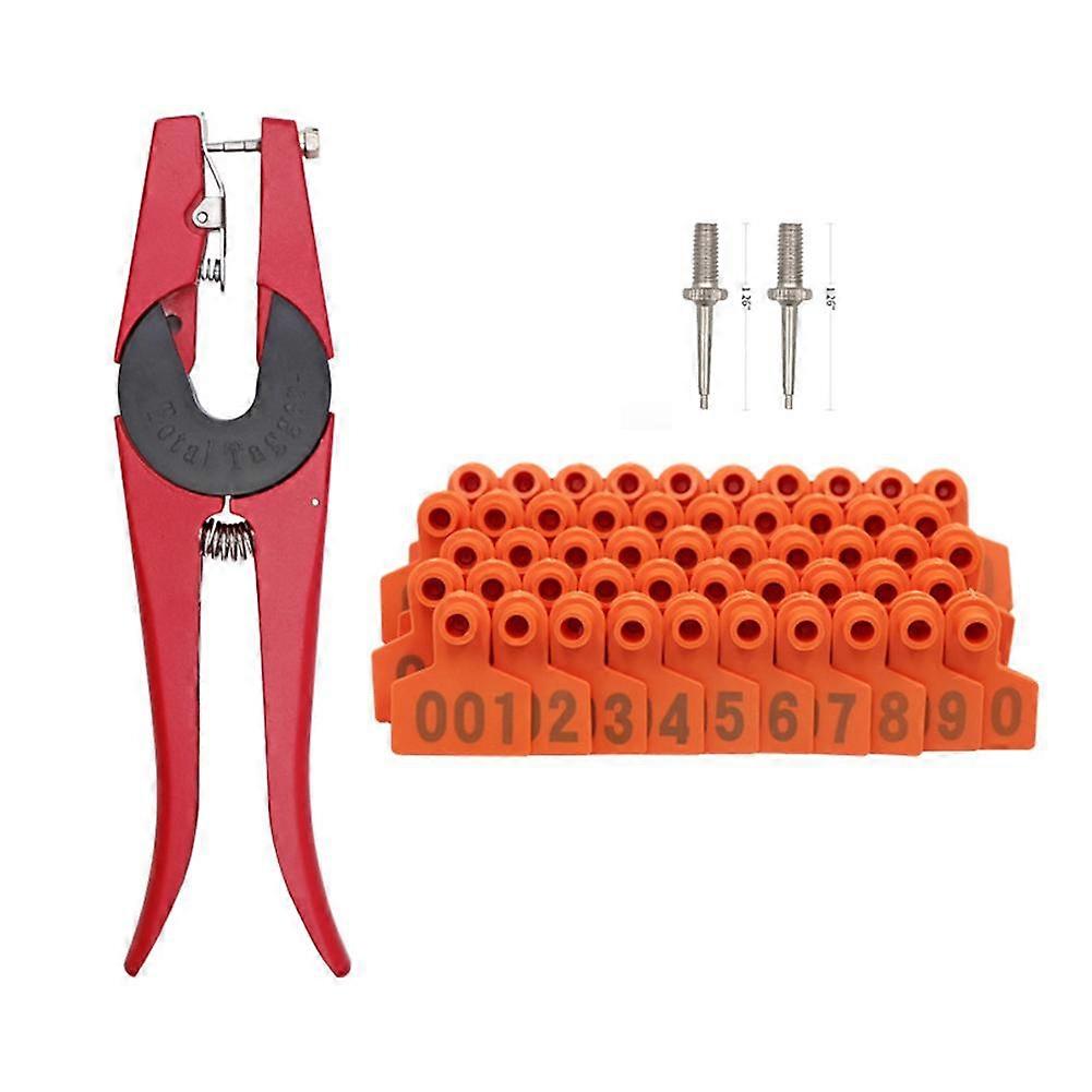 100 Pcs Animal ear tags with words