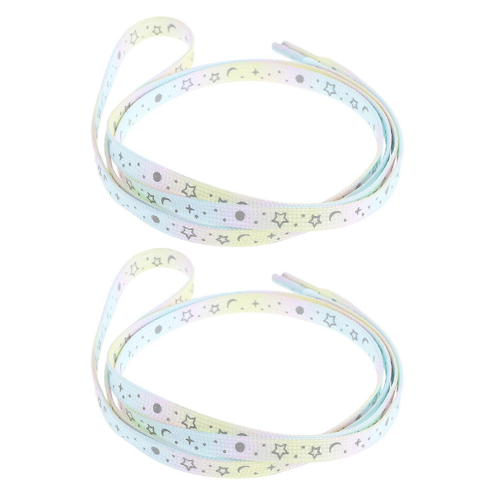 Reflective Shoe Lace For Men And Women Night Runs Glow In The Dark Luminous Flat Laces 1 Pair