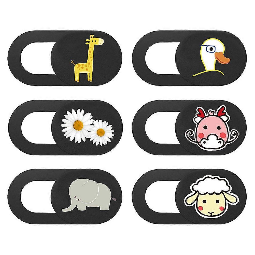 Mobile Phone Camera Covers Privacy Protection Laptop Tablet Easy to Use 6Pcs
