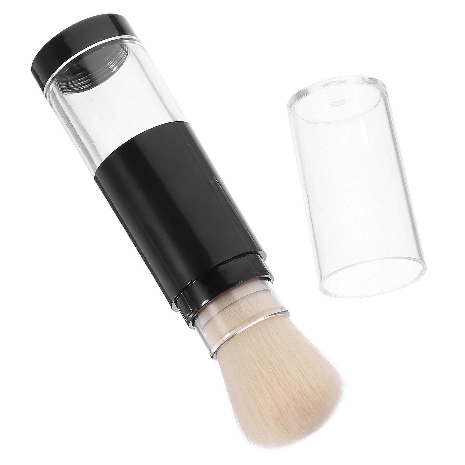 The **Refillable Powder Brush with Built in Container** is a versatile and convenient makeup tool designed for both travel and everyday use. Here's a