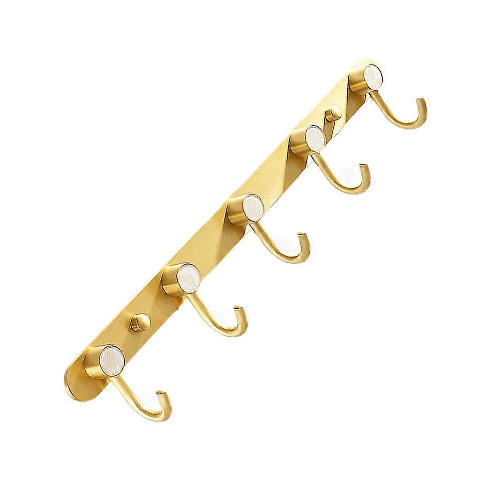 Hat Hanger Wall Hanging Clothes Hook Metal Brass 1PC