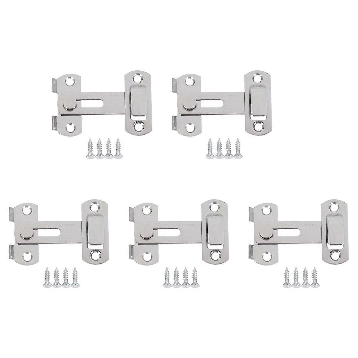 Hasp Latch METAL Hasp Latch Lock Sliding Door Lock for Window Cabinet