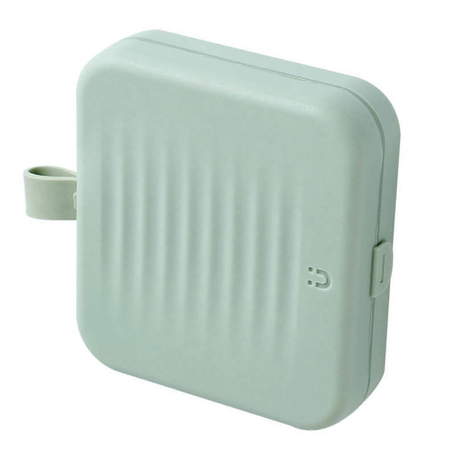 Magnetic Sewing Box, Portable Magnetic Case, Small Size With Large Capacity, Green Color, Suction Lid