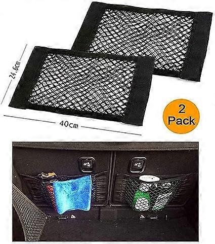 Trunk Storage Net, [2 Pack] Car Storage Net - Bottles, Groceries, Storage Add on Organizers for Car Truck