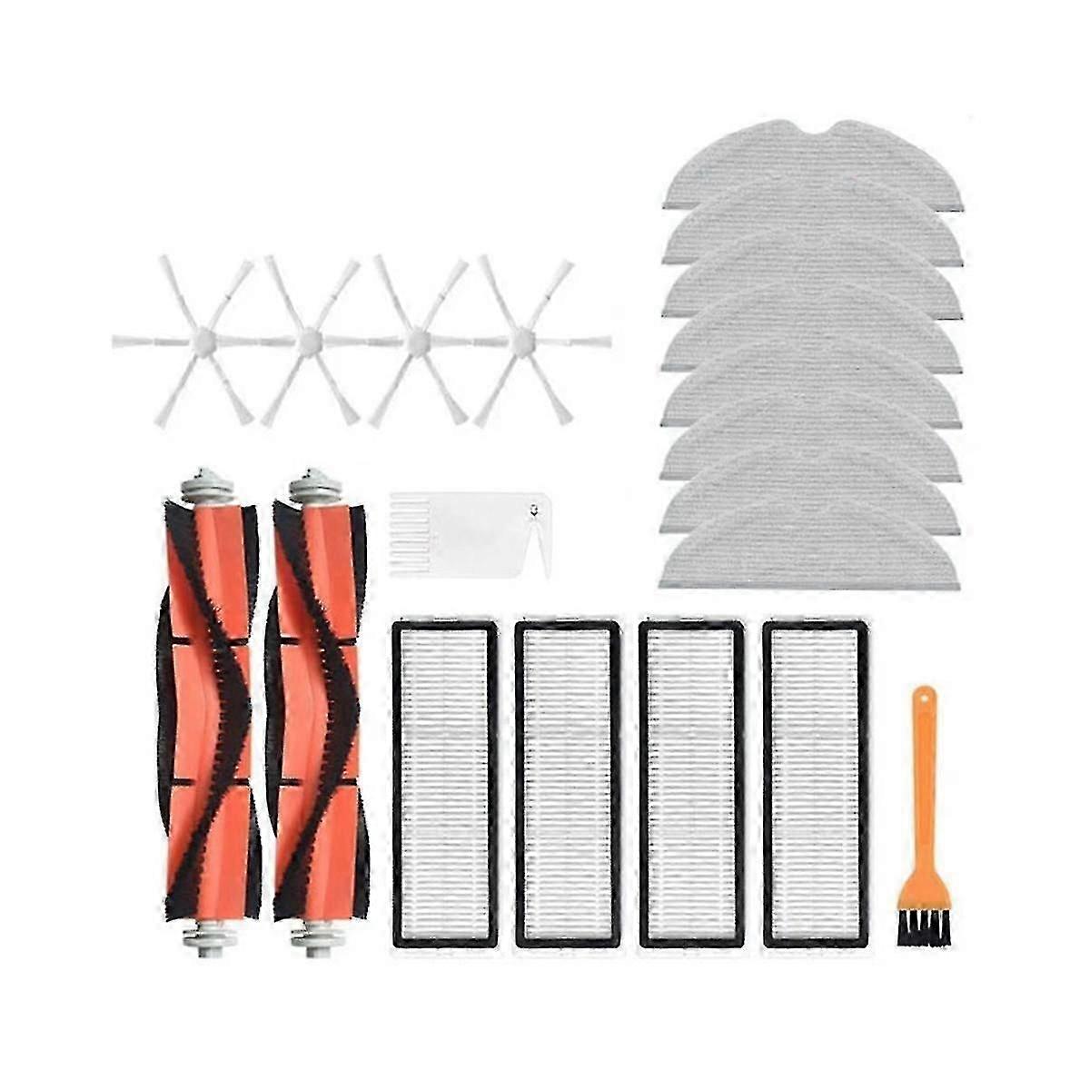 新しいサイドブラシHEPAフィルターメインブラシモップキットMiロボット掃除機モップ2 STYTJ03ZHM掃除機用