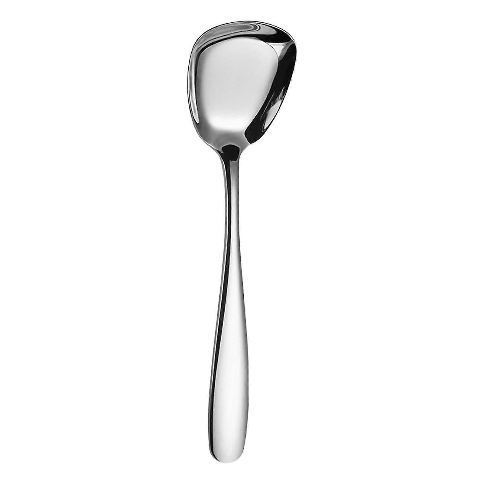 Stainless steel sugar spoon with comfortable handle, 15.4x4cm