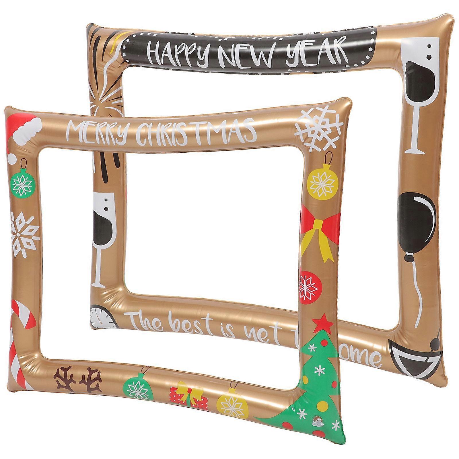 Here's a polished product description for your **Inflatable PVC Year Photo Booth Frame**:
**Inflatable PVC Year Photo Booth Frame – Party Selfie