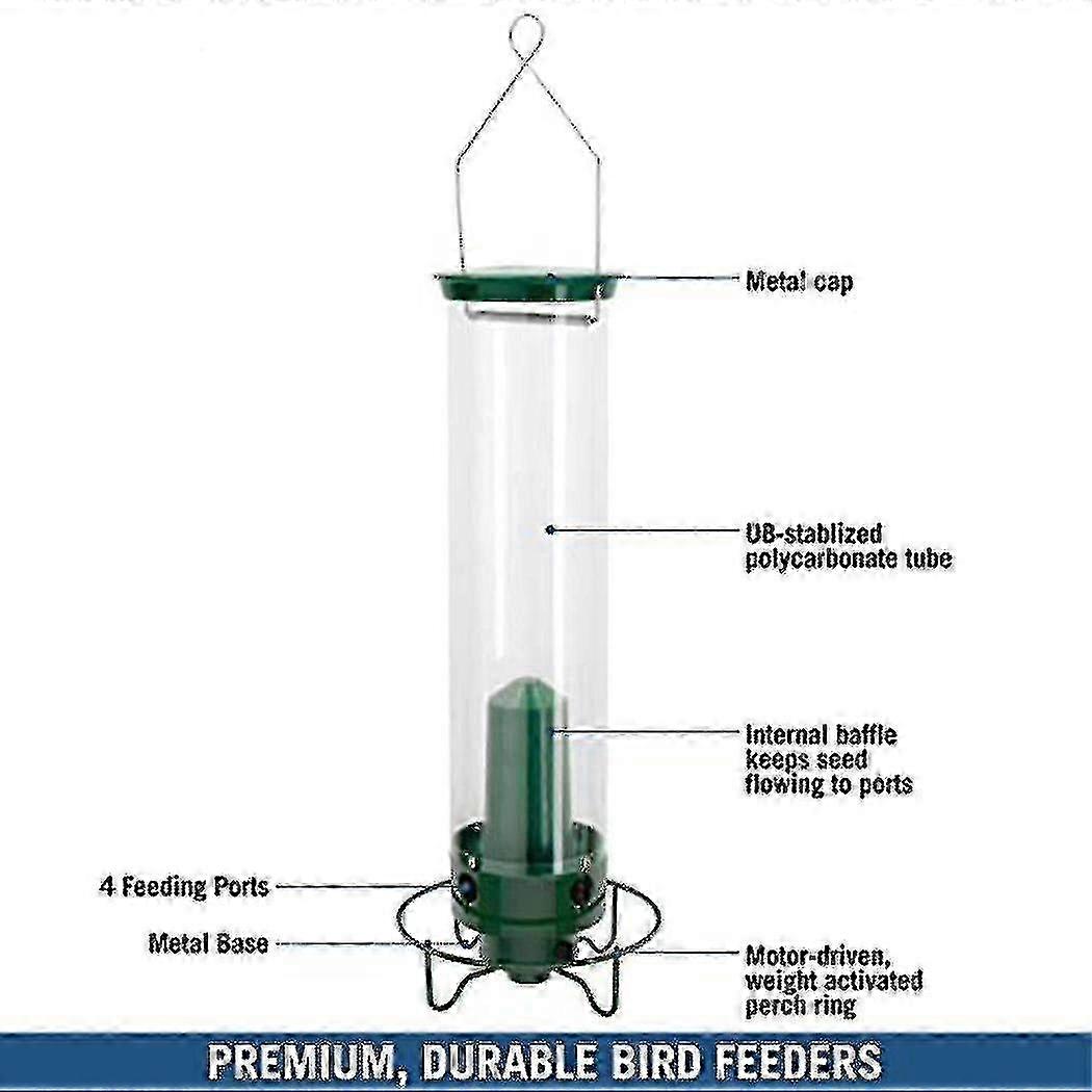 2023 New Hot Squirrel-proof Bird Feeder with Flipper - Durable Outdoor Squirrel Proof Feeder