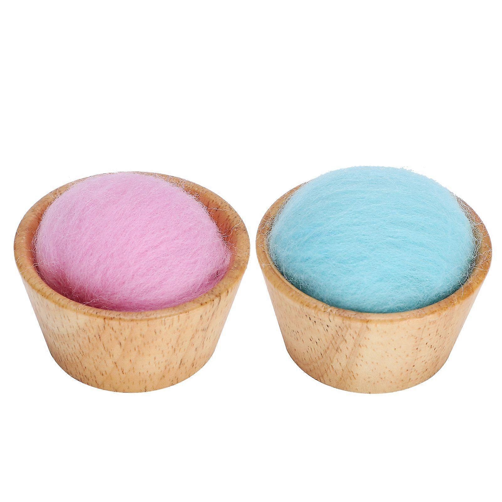 2025 Latest Model Wool Felt Ball Sewing Pin Cushion Vertical Needle