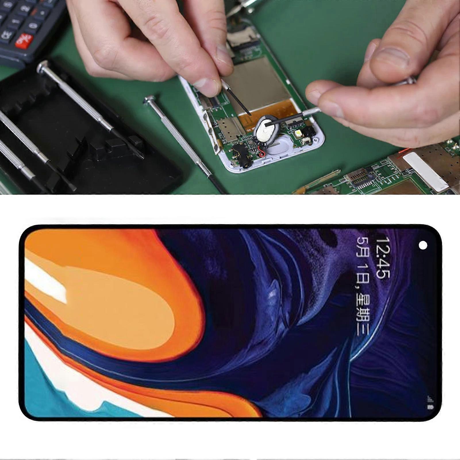 Phone Touch Screen Digitizer Assembly Sensitive LCD Screen Assembly for Samsung A60 6.4in 