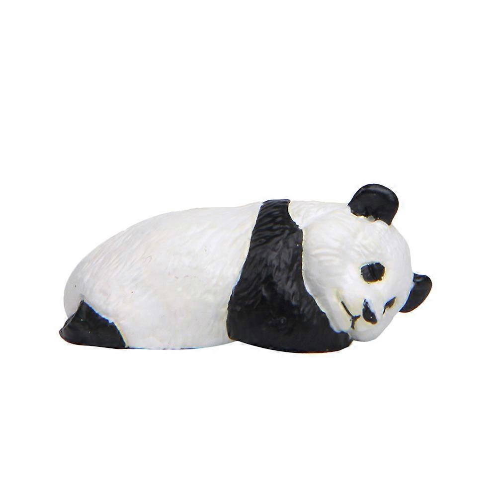Panda Statue for Garden Miniature Sitting Panda Statue Kids Multi 1.6×0.8×0.8in 1Pcs