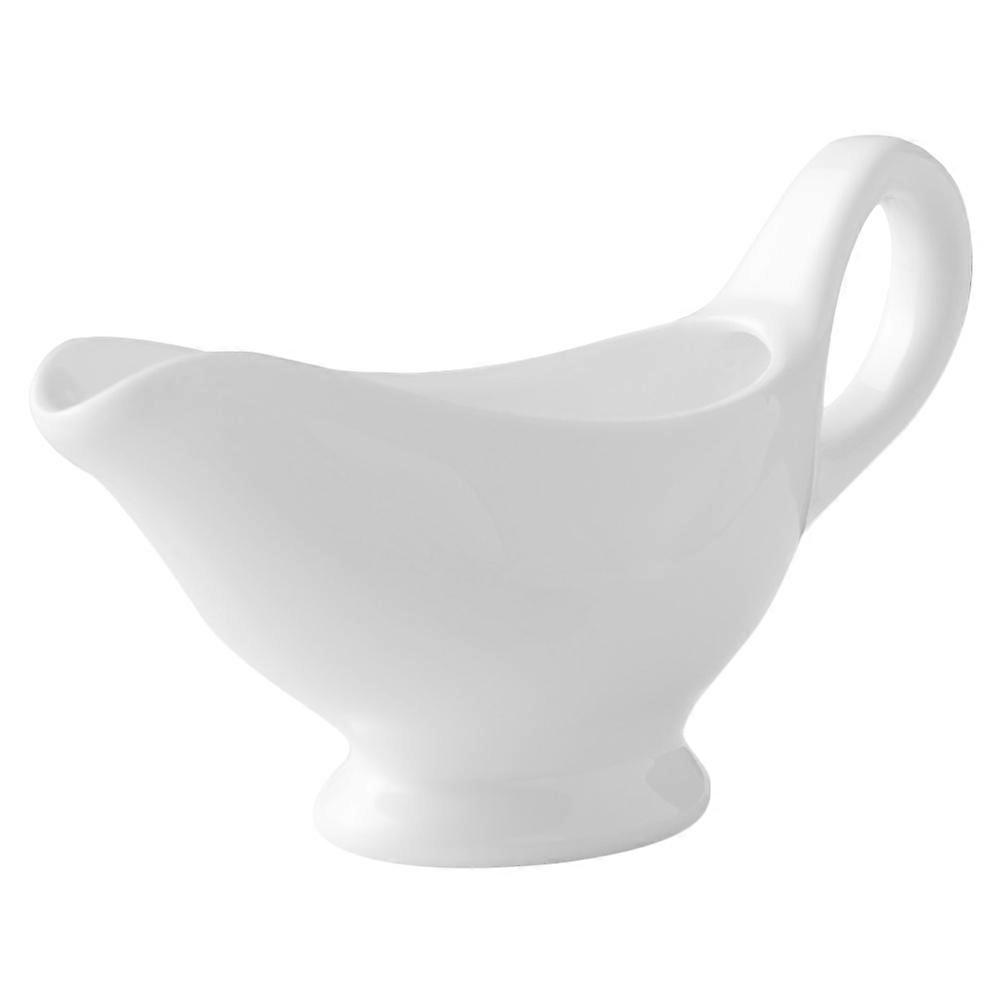 White Sauce Dish With Handle Serve Broth Restaurant Use 300ml 1Set
