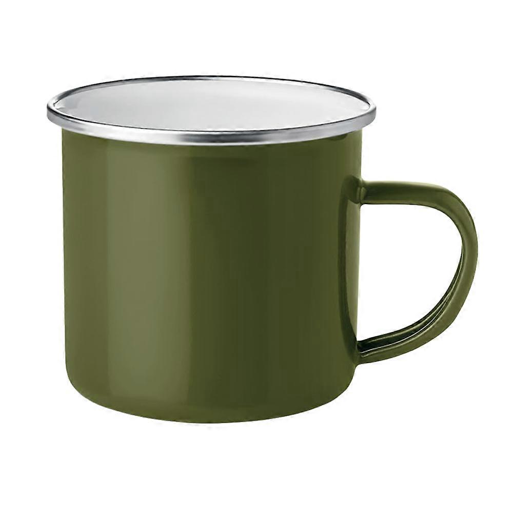 Kubek metalowy emaliowany MidOcean Plateado o pojemności 350 ml